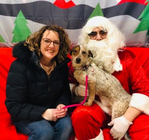Rosie and Santa