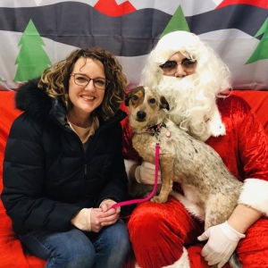 Rosie and Santa